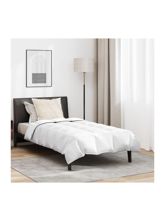 vidaXL Bettdecken-Set Einzelbett Daunen 155x200...