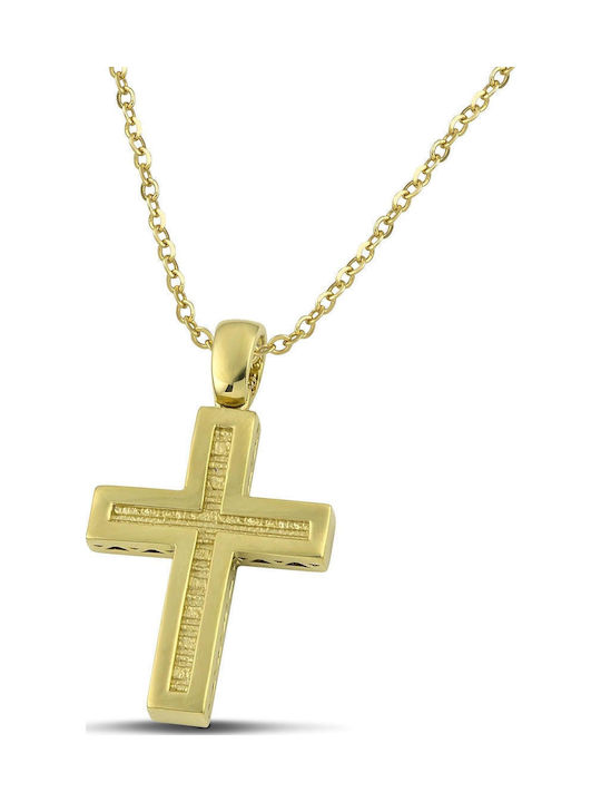 Themelidis Jewels Ανδρικός Χρυσός Σταυρός 14Κ Δ...
