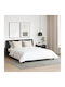 vidaXL Комплект Пухено Куинсайз с Пълнеж Microfiber 240x220бр Бял 3бр