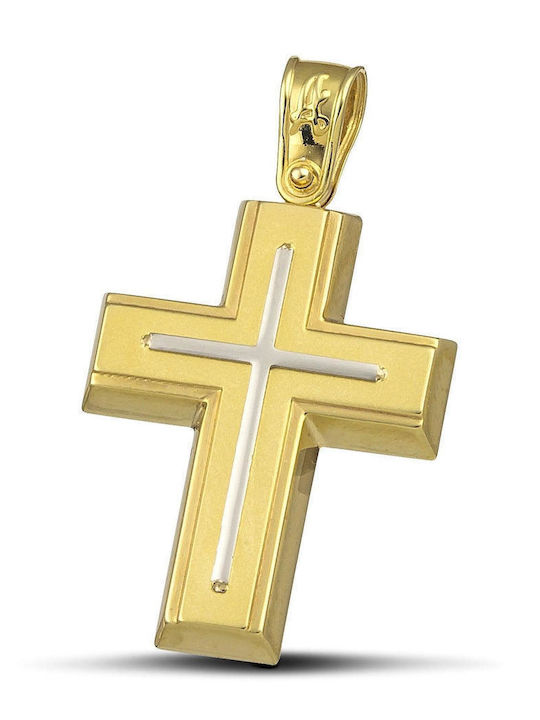 Themelidis Jewels Damen Gold Kreuz 14K
