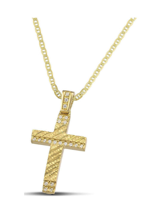 Themelidis Jewels Γυναικείος Χρυσός Σταυρός 14Κ...