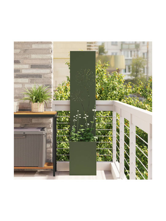 vidaXL Topf Metallisch Ladi 32x140cm.