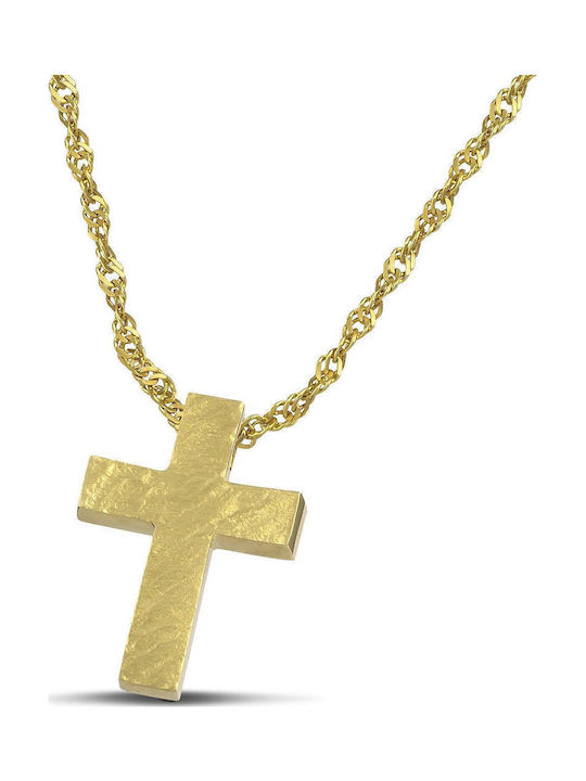 Themelidis Jewels Γυναικείος Χρυσός Σταυρός 14Κ...