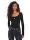 Guess Athleisure W Colette LS Bodysuit V4YP07J1314-JBLK Black