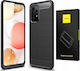 Spacecase Carbon Back Cover Negru (Galaxy A72)