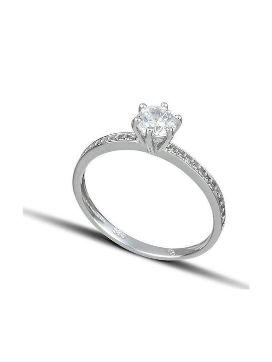 Themelidis Jewels Единичен камък от Бяло злато ...