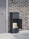 vidaXL Cutie Poștală Pentru Exterior Din Inox Gri 44.5x29x110.5cm