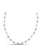 Themelidis Jewels Γυναικεία Αλυσίδα Λαιμού από Ανοξείδωτο Ατσάλι Λεπτή Πάχους 4.8mm και Μήκους 65cm