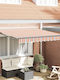 vidaXL Tenda-Rahmen Terrasse 3x2.5m