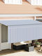 vidaXL Zelt Terrasse mit LEDs Blau 3.5x2m