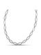 Themelidis Jewels Ανδρική Αλυσίδα Λαιμού από Ατσάλι Φαρδιά Πάχους 6.5mm και Μήκους 65cm
