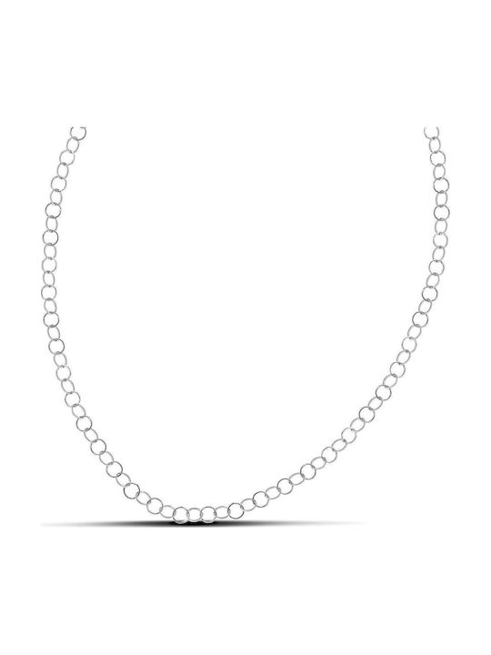 Themelidis Jewels Chain Neck made of Stainless Steel Length 65cm