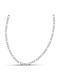 Themelidis Jewels Chain Neck made of Stainless Steel Thin Thickness 3.5mm and Length 75cm
