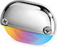 Apelo RGB Markierungsleuchte Chrom Edelstahl Abdeckung Multivolt Ip67
