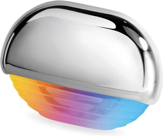 Apelo Rgb Signalleuchte Chrom Kunststoffdeckel Multivolt Ip67