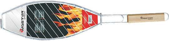 Master Grill & Party Metallischer Grillrost für Fisch
