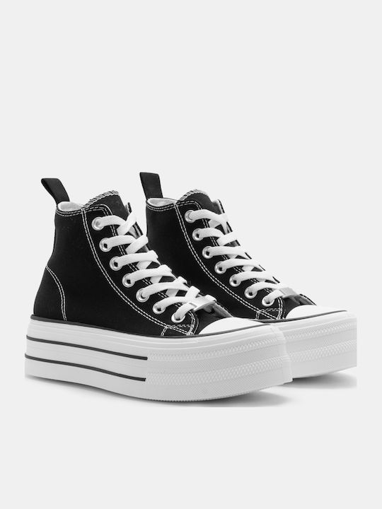 Luigi Γυναικεία Flatforms Μποτάκια Μαύρο