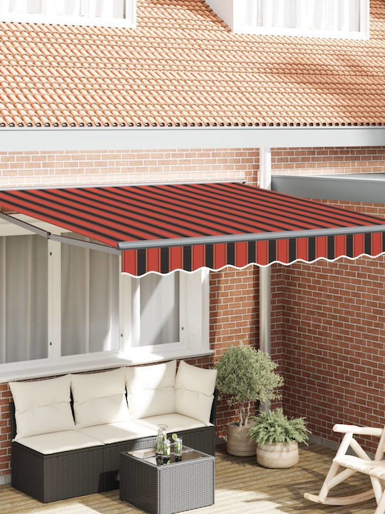 vidaXL Σκελετός Τέντας Βεράντας 3x2.5m