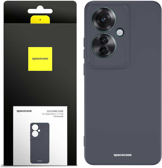 Spacecase Back Cover Silicone Black (Oppo Reno11 F 5G)