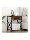 Wooden Bedside Table Brown Oak 41x31x51cm