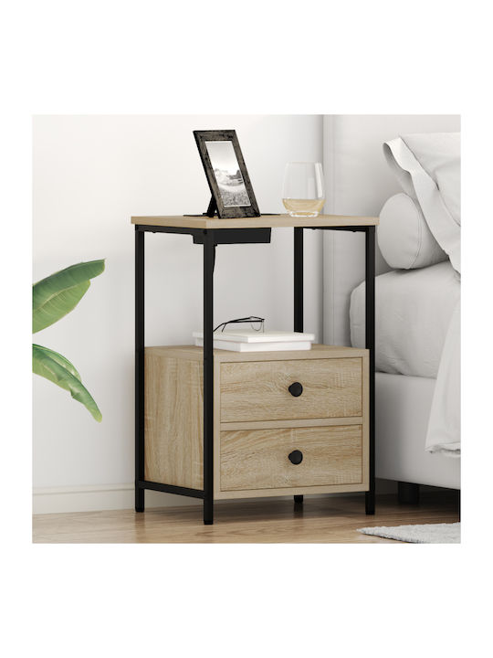 Noptiere Stejar Sonoma 2buc 40x31x60cm