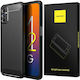Spacecase Carbon Back Cover Σιλικόνης Μαύρο (Galaxy M52)