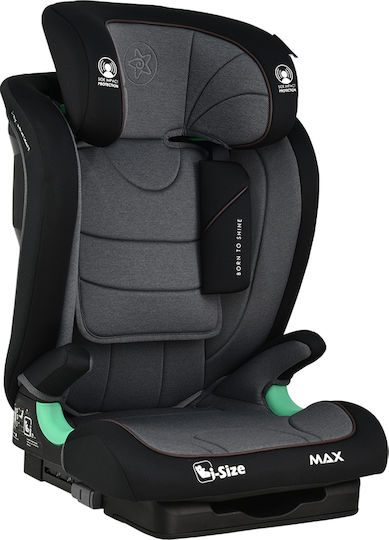 Bebe Stars Max Baby Car Seat i-Size with Isofix Grey