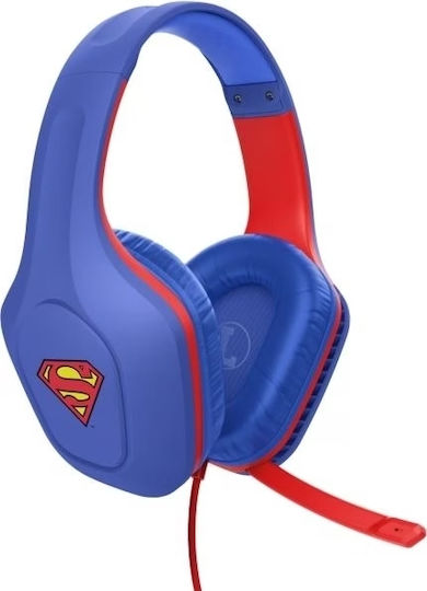 Trust GXT 415SM Zirox Lightweight Over Ear Gaming Headset με σύνδεση 3.5mm Superman for Nintendo Switch / PS4 / PS5 / XBOX