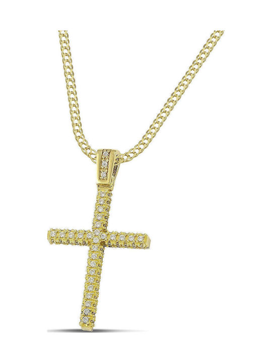 Themelidis Jewels Γυναικείος Χρυσός Σταυρός 14Κ...
