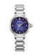 Citizen Γυναικείο Ρολόι 30mm Eco - Drive με Ασημί Μεταλλικό Μπρασελέ