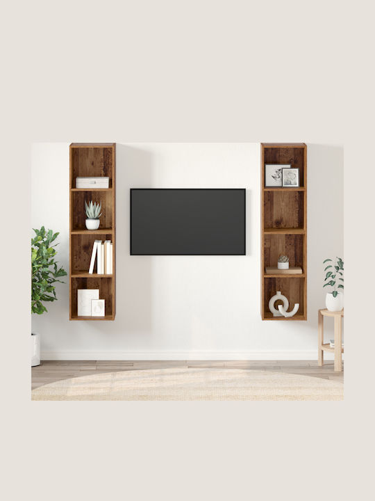 Living Room TV Unit Coffee L37xW37xH142.5cm