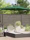 Umbrelă Suspendată Metalică Verde 2.94x2xÎnălțime2.54m