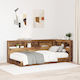 vidaXL Wooden Bed Headboard Old Wood 90cm