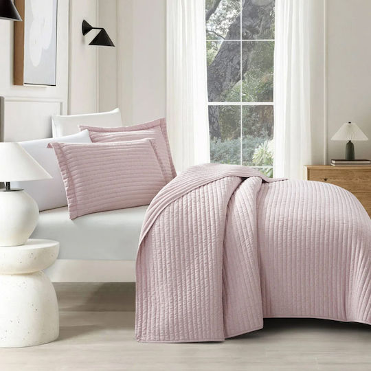 Liolios Home Coverlet King Size Dusty Rose 260x240cm