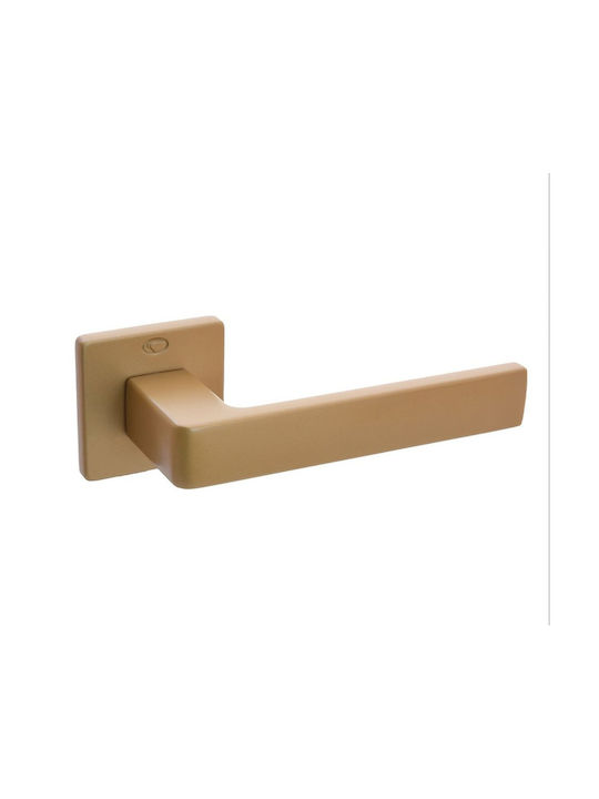 Mânere Ușă Convex Rosette 2295s Satin Or Aluminiu