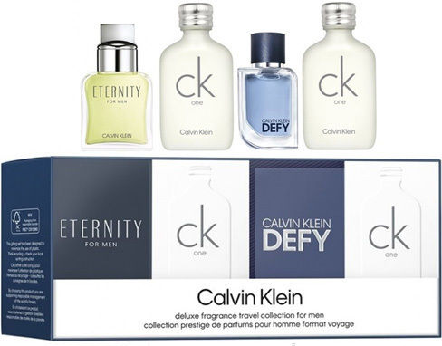 Calvin Klein Deluxe Fragrance Travel Collection For Men Men's Set with Eau de Toilette 4pcs