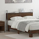 vidaXL Wooden Bed Headboard Brown 160cm