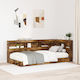 vidaXL Wooden Bed Headboard Smoked Oak 207.5x76...