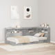 vidaXL Wooden Bed Headboard Grey Concrete