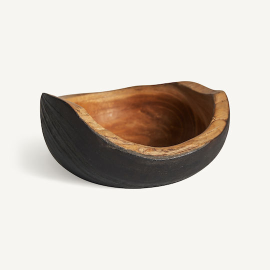 Διακοσμητικός Δίσκος Ξύλο Teak Φυσικό-μαύρο Vical Bless Bowl Width 15cm Depth 15cm Height 9cm Διακοσμητικός Δίσκος Ξύλο Teak Φυσικό-μαύρο Vical Bless Bowl Width 15cm Depth 15cm Height 9cm