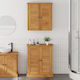 vidaXL Cabinet de baie L67.5xA34xÎ80cm Maro