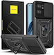 Spacecase Umschlag Rückseite Schwarz (Realme 7 5G)