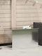 vidaXL Outdoor Storage Box Metal 175L Grey M80xW50.5xH50cm