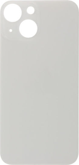 Apple iPhone 13 Mini Battery Door Adhesive Large Hole White Logo OEM