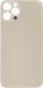 Apple iPhone 12 Pro Battery Door Adhesive Large Hole Gold Logo OEM
