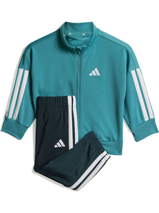 Kinder Sweatpants Set - Jogginganzug Black/Green 2Stück Essentials