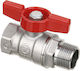 Giacomini Ball Valve Chrome-plated Brass Internal-External Thread 3/4" Butterfly Handle