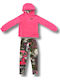 Kids Tracksuit With Fuchsia Top 2 Pieces