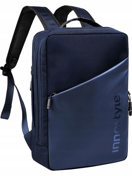 Innostyle Водоустойчива Чанта Раница за лаптоп 15.6" в Син цвят P31DB-VM