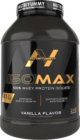 Nutriyummy Isomax Whey Протеин Суроватъчен Без Глутен с Вкус Ванилия 2kg